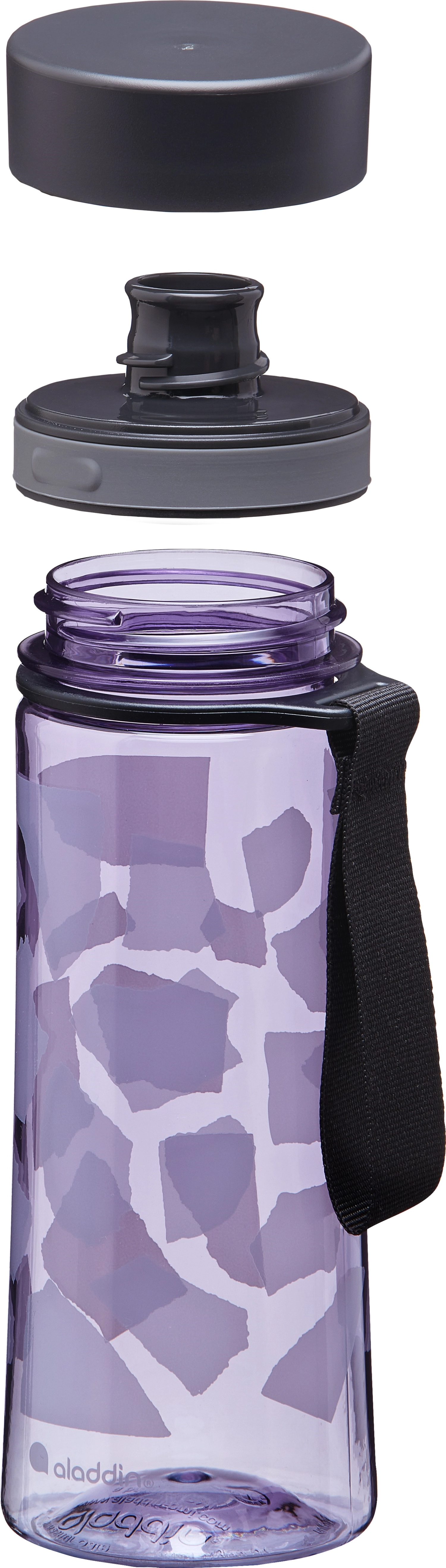 Aveo Water Bottle 0.35L Violet Purple Print