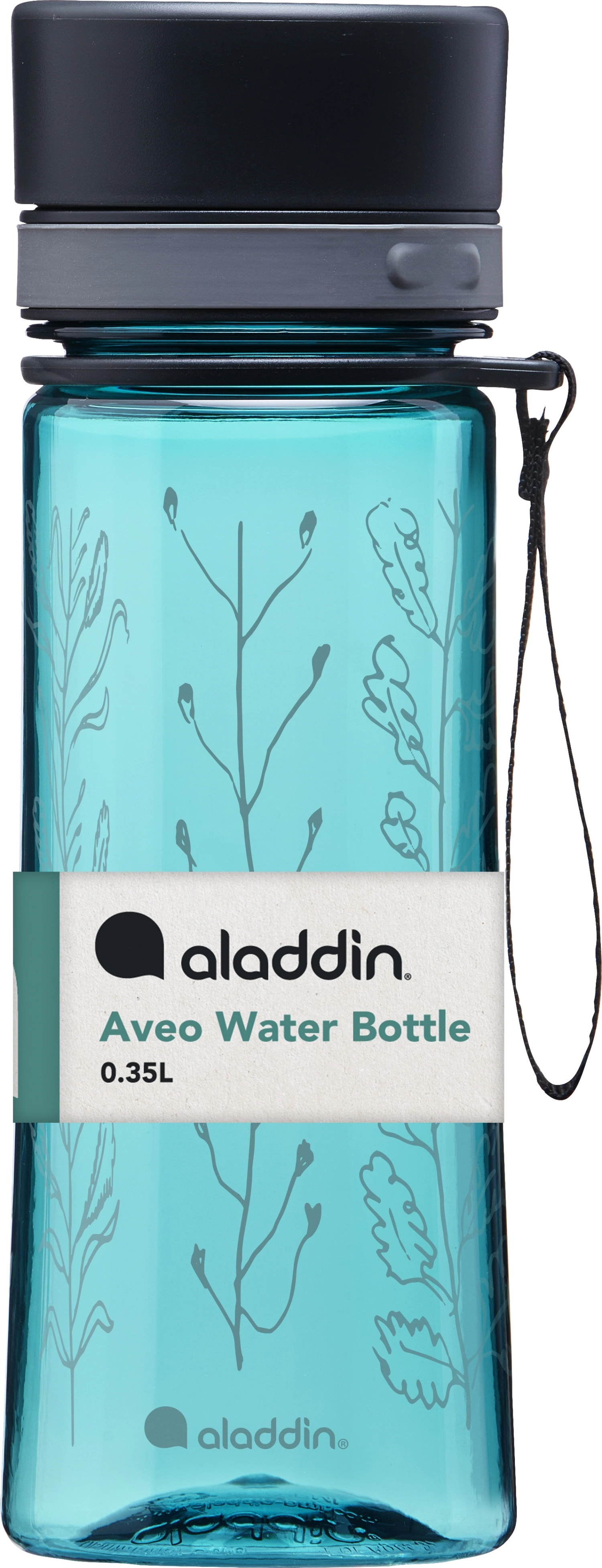 Aveo Water Bottle 0.35L Aqua Blue Print
