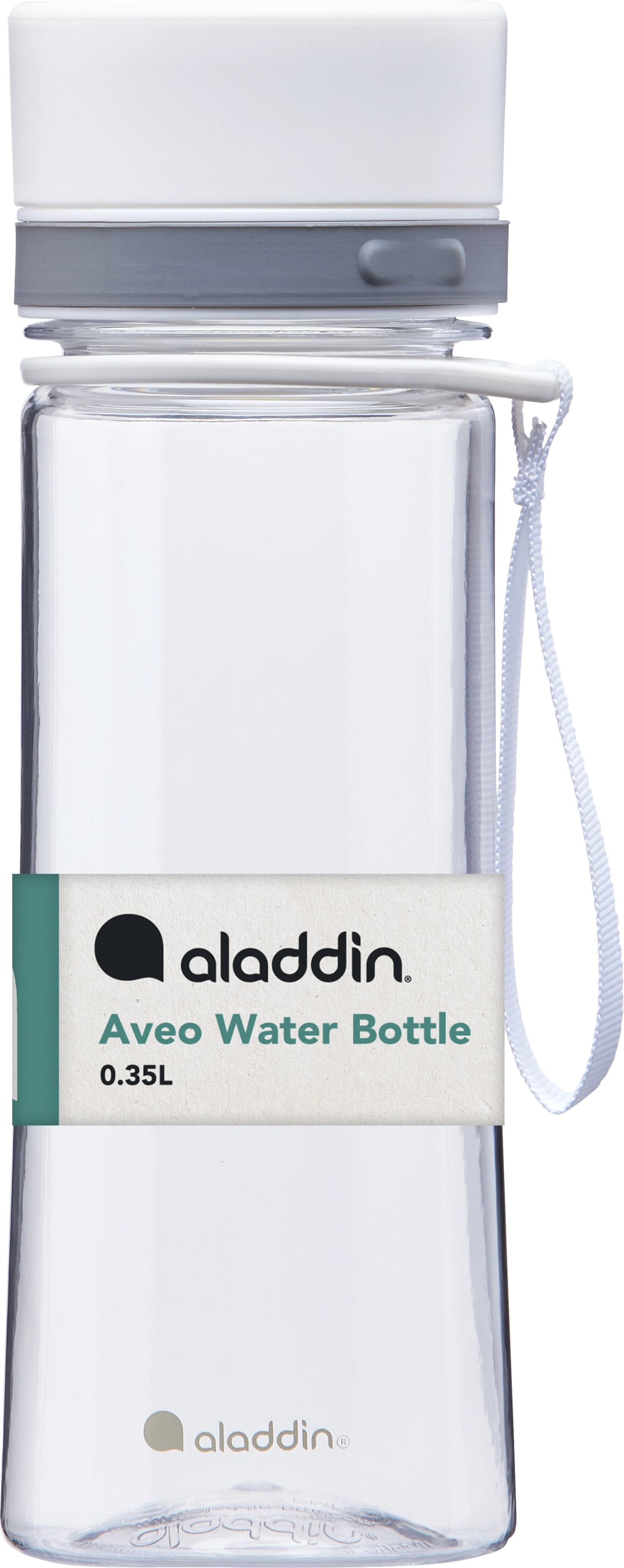 Aveo Water Bottle 0.35L Clear White
