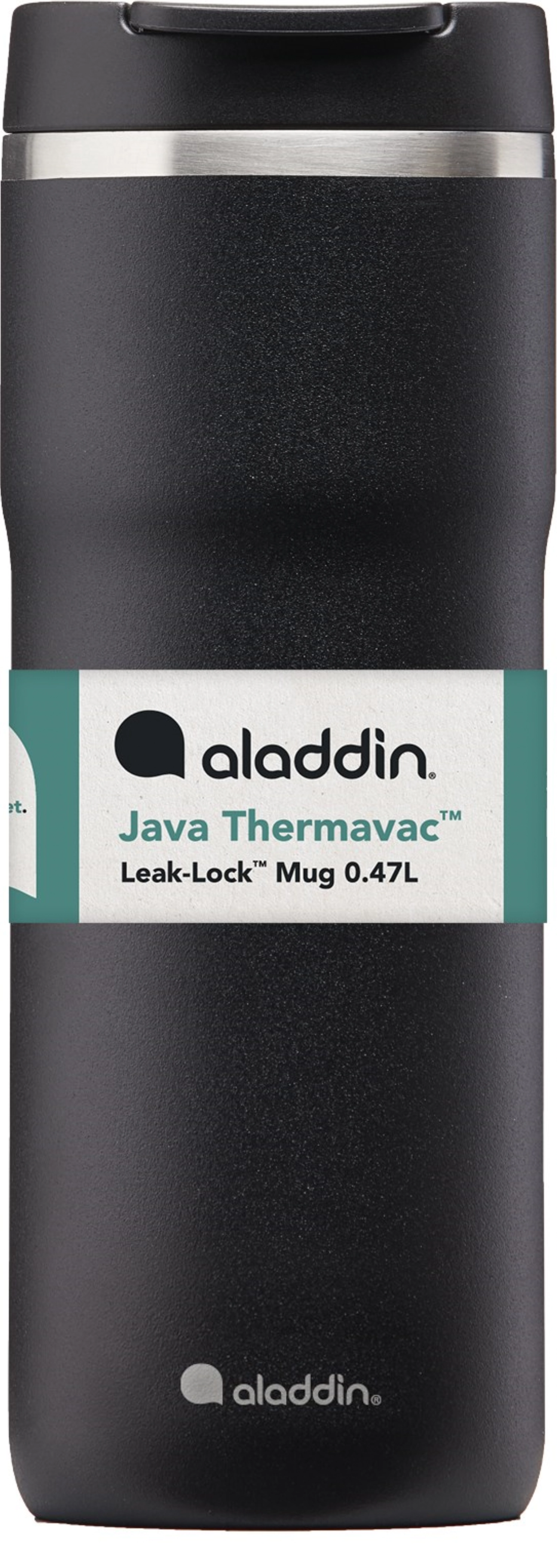 Java Thermavac Leak-Lock Stain. St. Mug 0.47L Lava Black