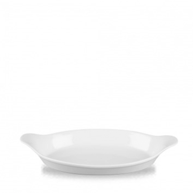 Cookware White grosse ovale Schale mit Griffen 34.5x19cm