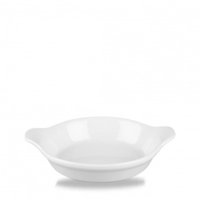 Cookware White kleine runde Schale mit Ohren 15x18cm 30cl