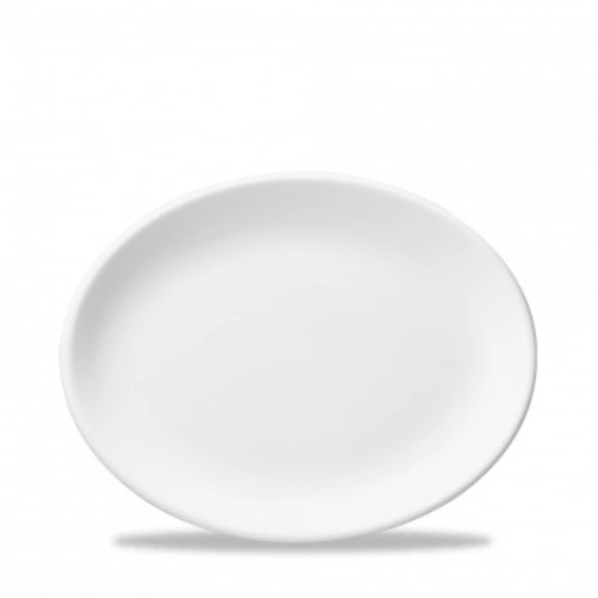 Whiteware White ovaler Teller / Servierplatte 30.5cm