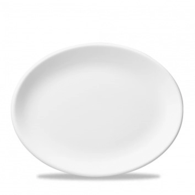 Whiteware White ovaler Teller / Servierplatte 36cm