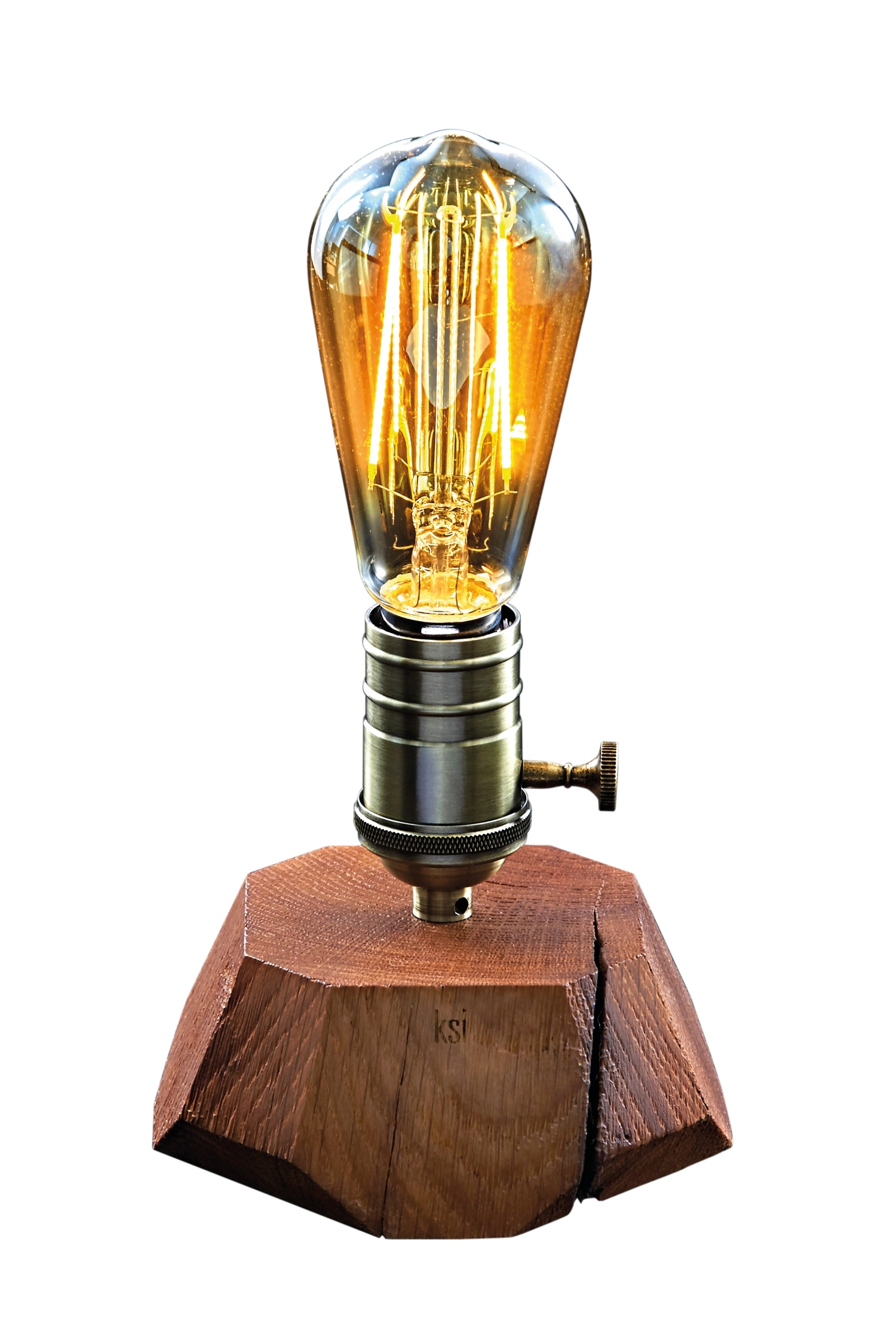 Tischlampe Edison 1 12.5x12.5x23cm