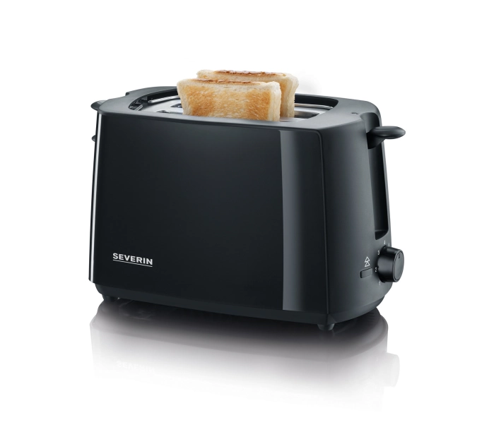 Toaster für 2 Scheiben 19x31x19cm 700W schwarz