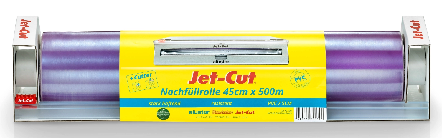 Jet-Cut Nachfüllrolle PVC Folie 45 cm x 500 m