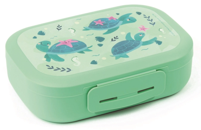 Sealife Lunchbox Schildkröte  180x132x50  Hellgrün