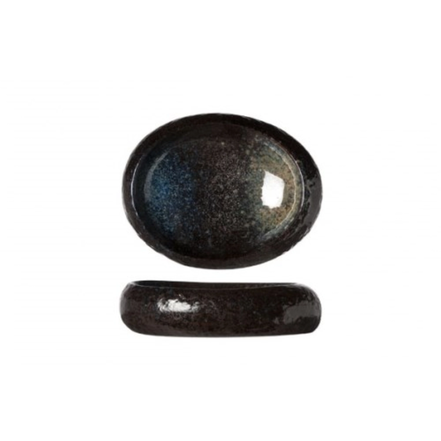 Black Yoru Schüssel oval, 19x15x5cm