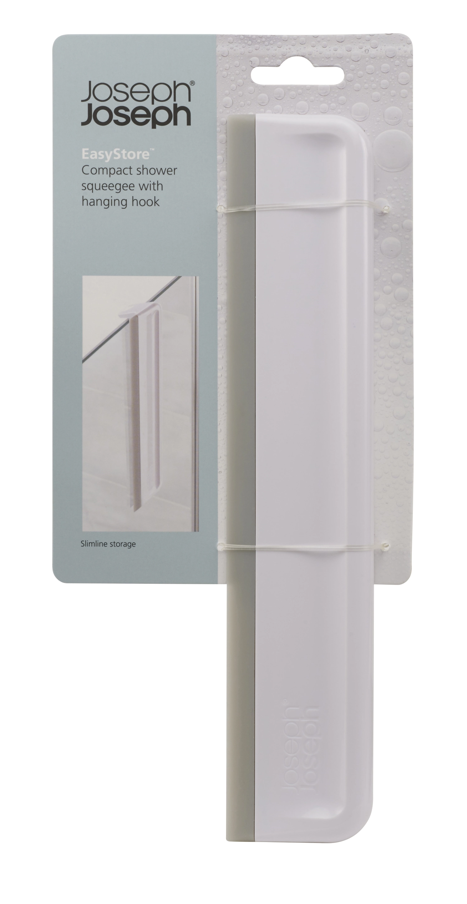 EasyStore kompakter Duschwischer mit Aufhängehänger