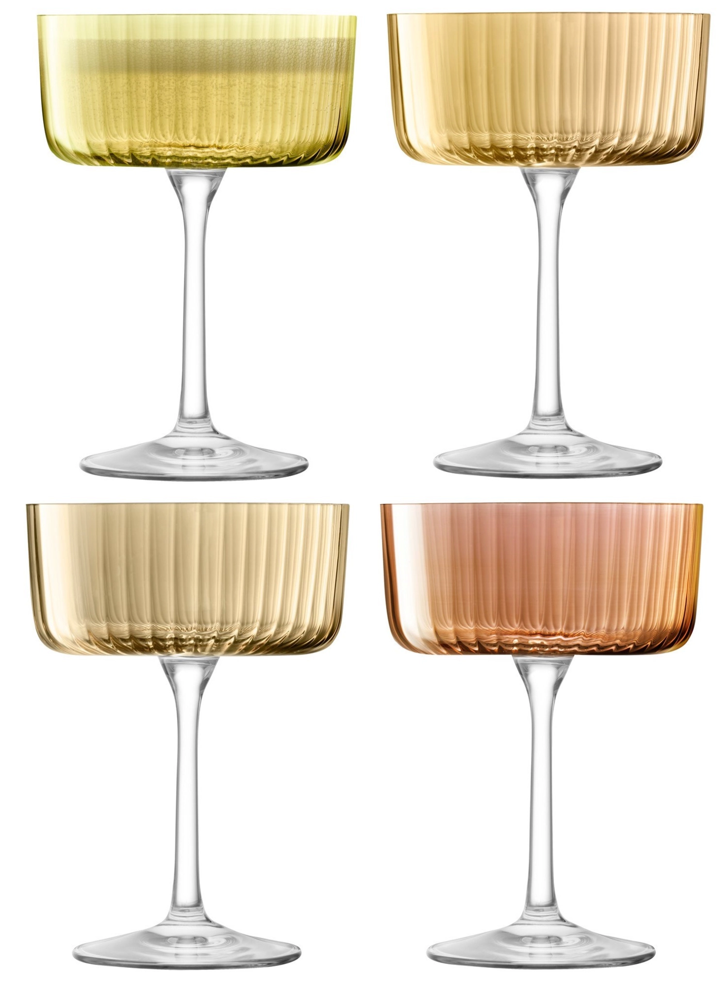 4er Set Gems Champagner-/Cocktailglas