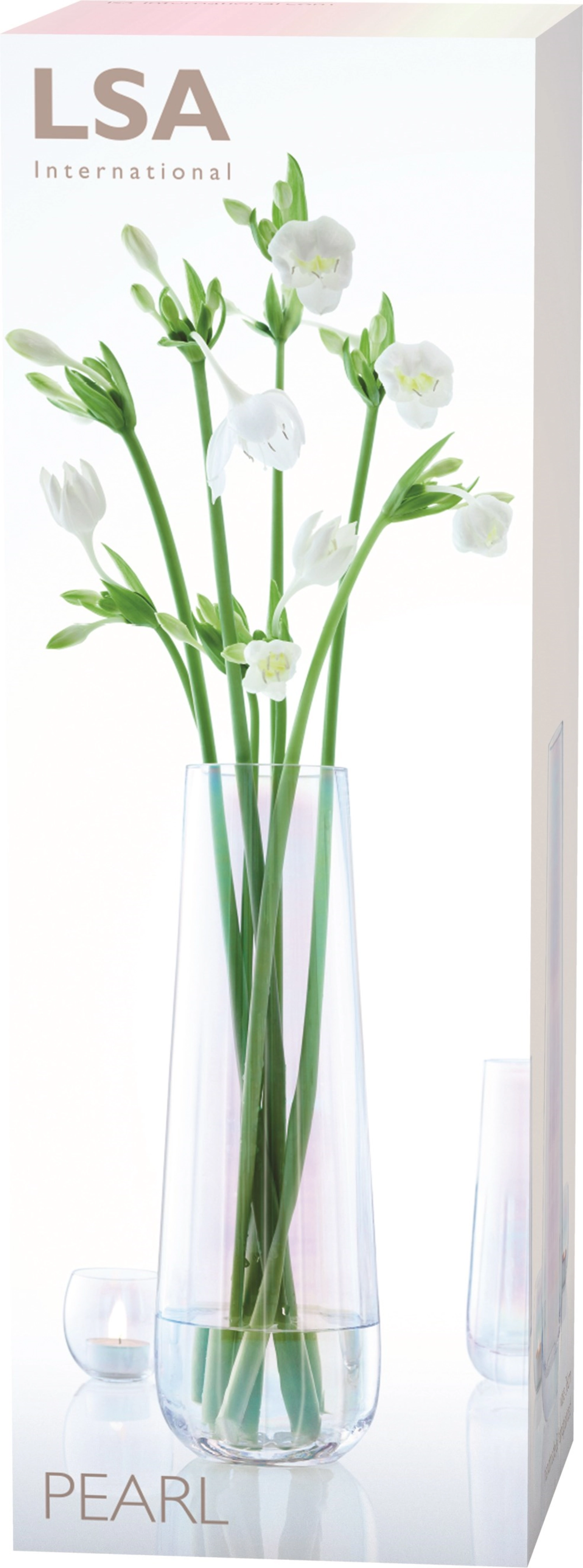Pearl Vase H36cm - perlmutt