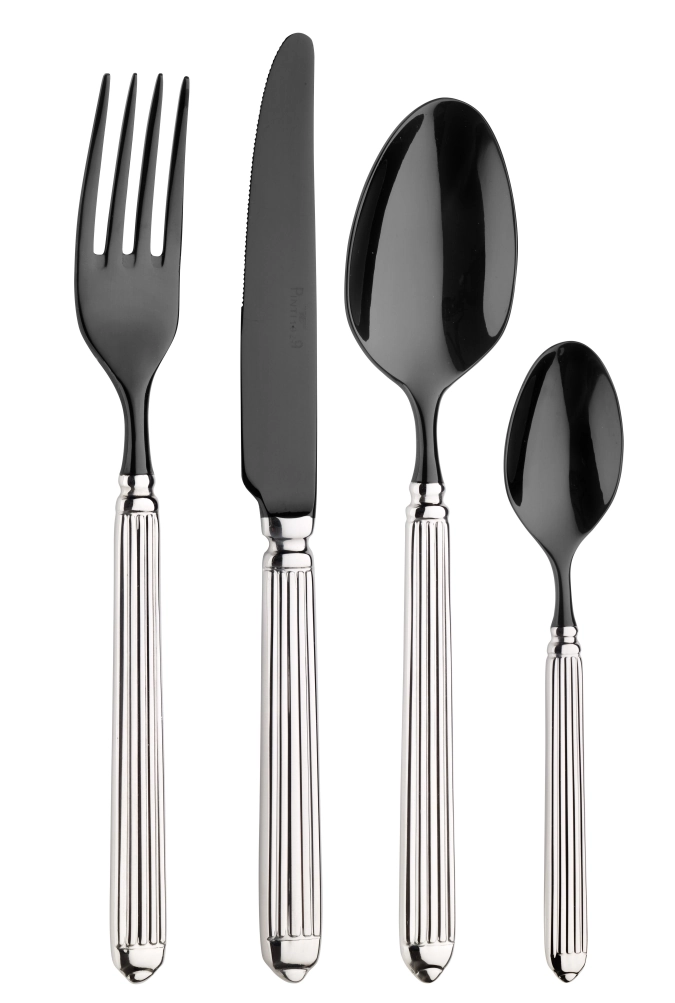 Ellade black fourchette à dessert 18.4cm