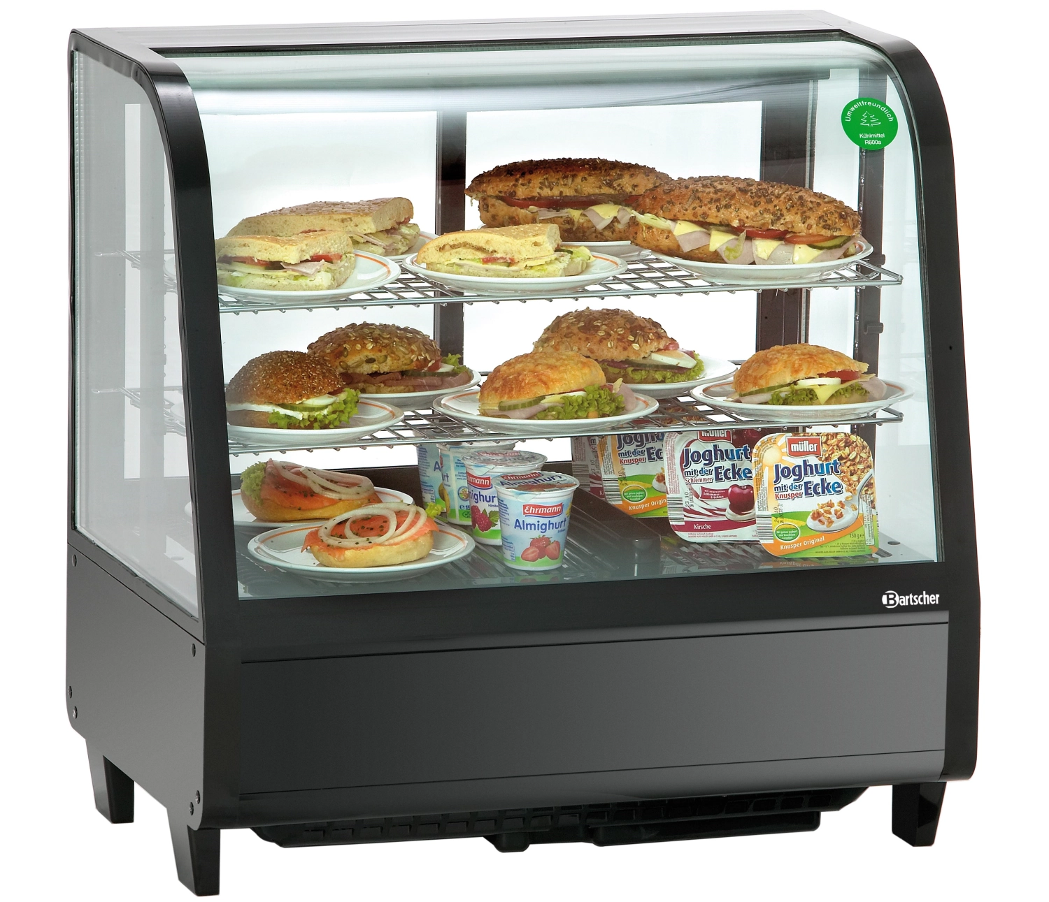 Vitrine réfrigérée Deli-Cool I, avec 3 étagères, L685xP455xH