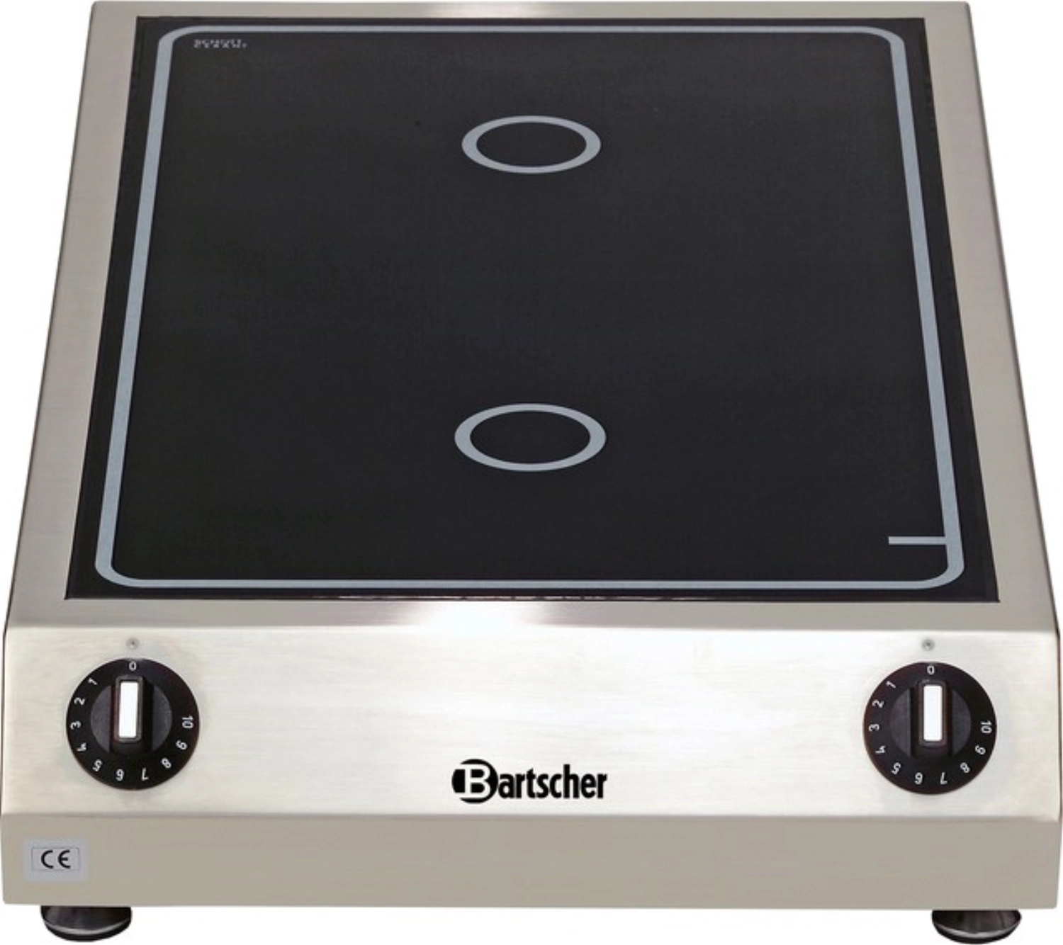 Doppel-Induktionstischherd,Ceranfläche: B350xT560mm, 2x3.5kW