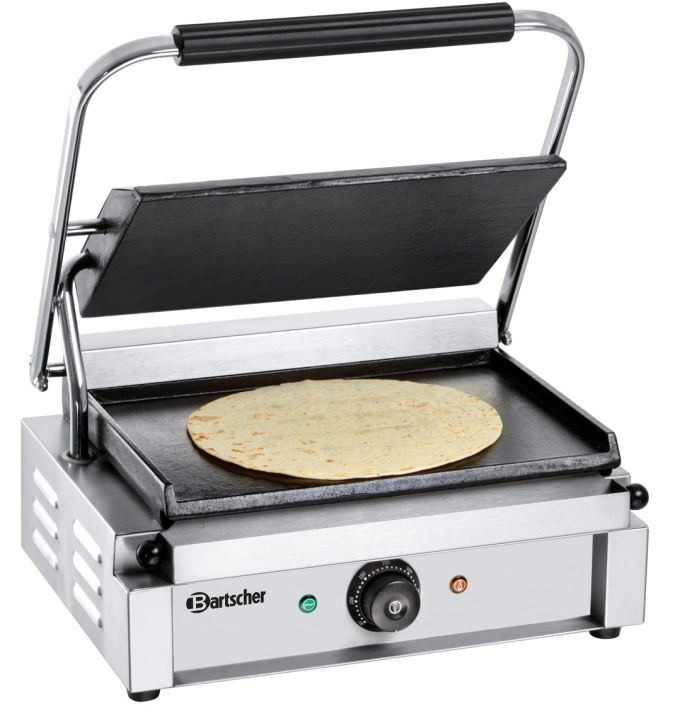 Elektro-Kontaktgrill Panini, Platten glatt, 410x370x200mm