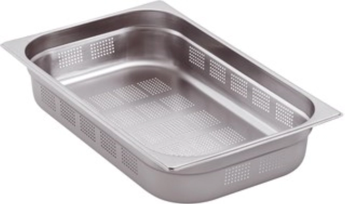 Bacs GN inox perforés GN1/1 H : 20mm