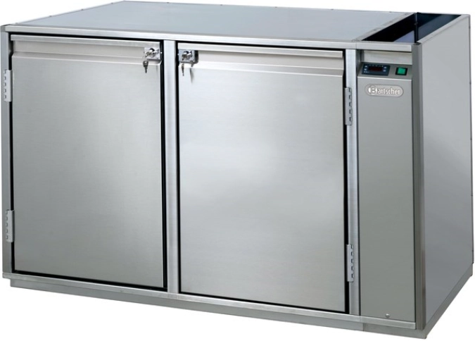 Soubassement de bar réfrigéré par air pulsé