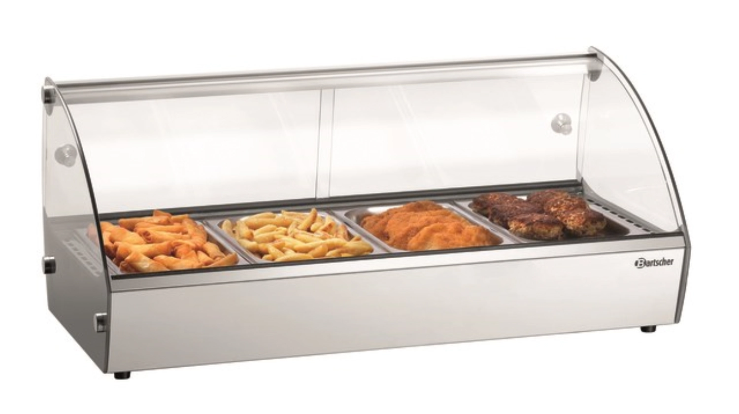 Vitrine chaude à poser 4x GN 1/3