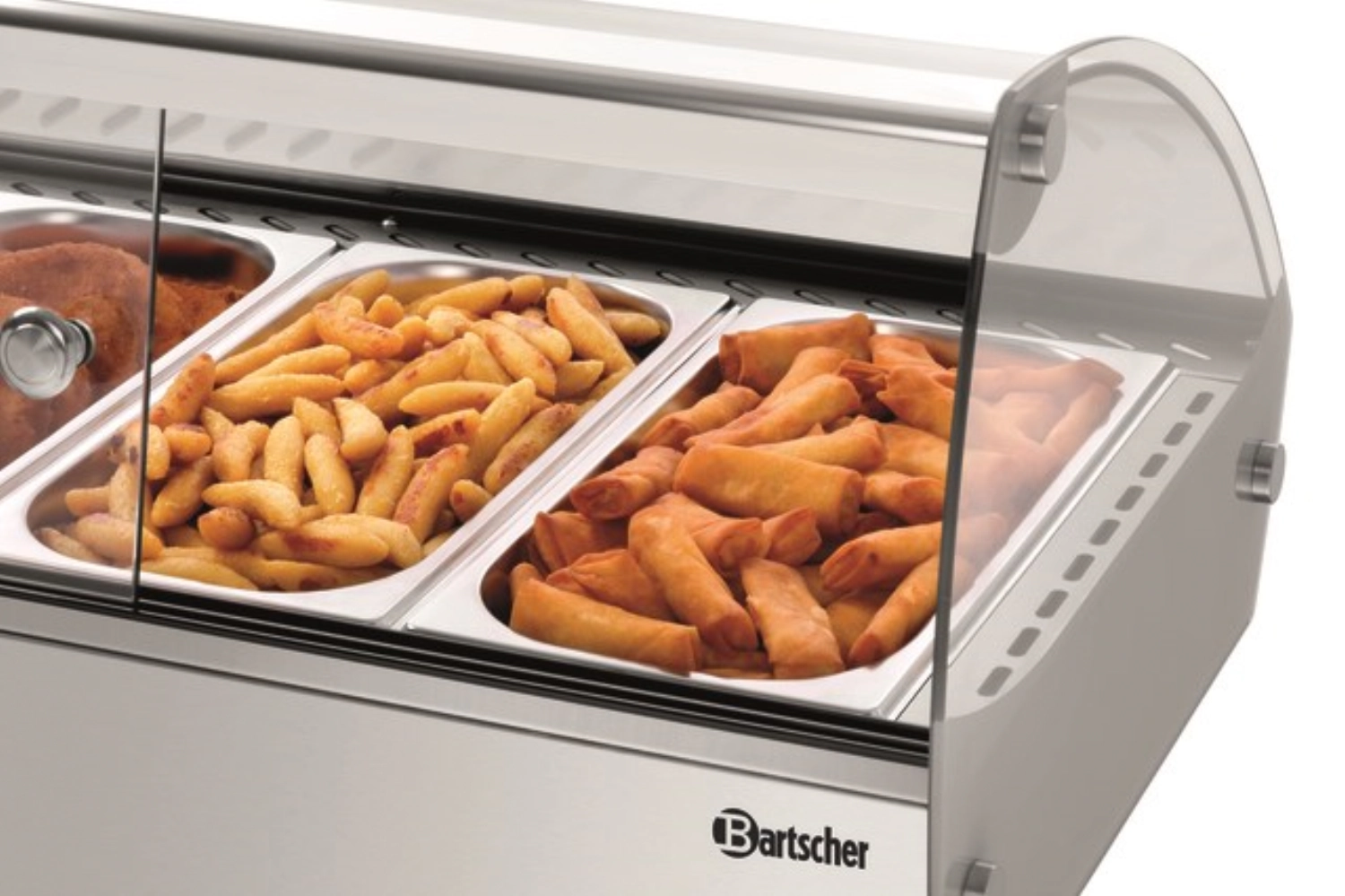 Vitrine chaude à poser 4x GN 1/3