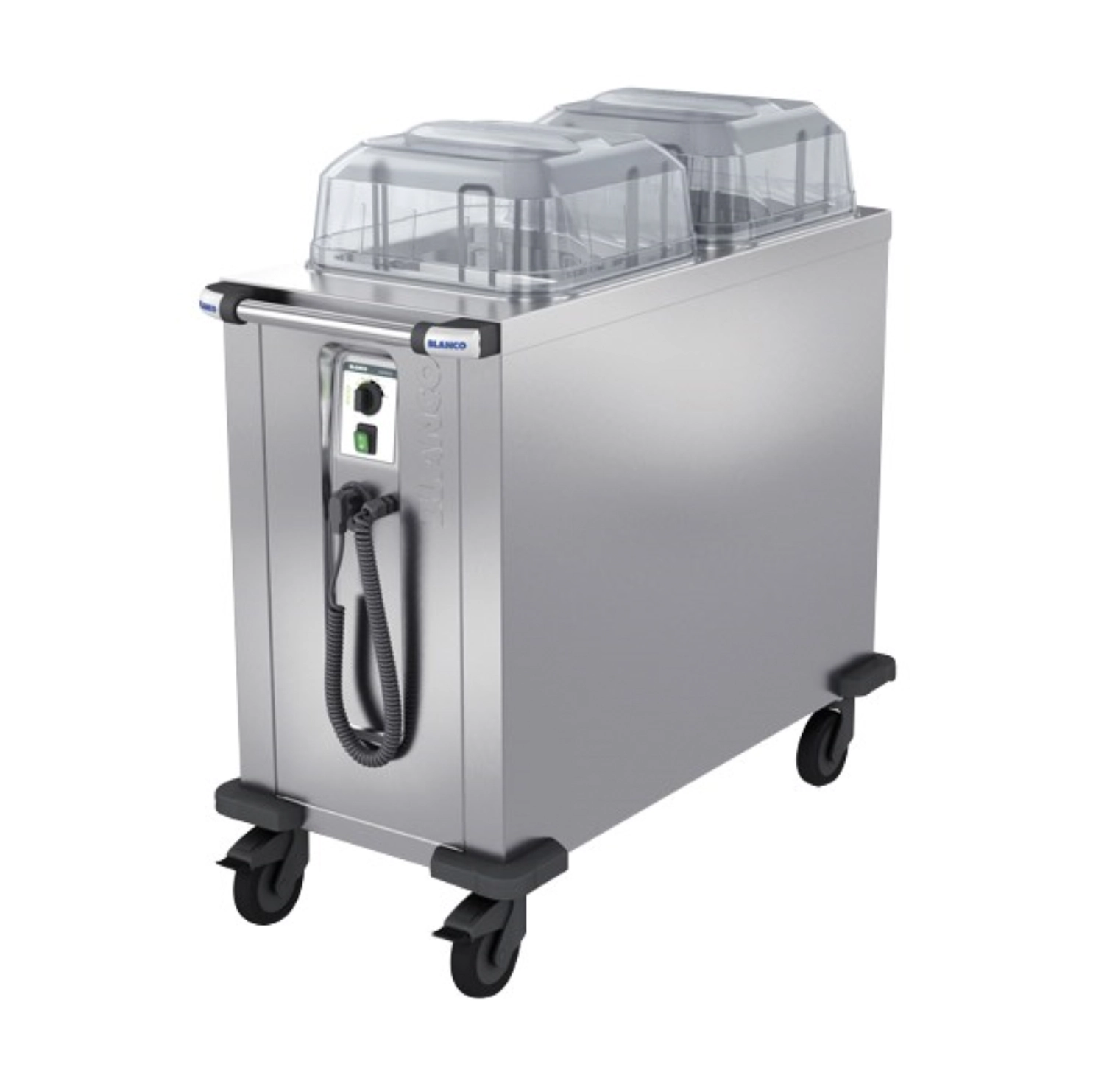 Distributeur d'assiettes bitube chauffé TS-H2 18-33