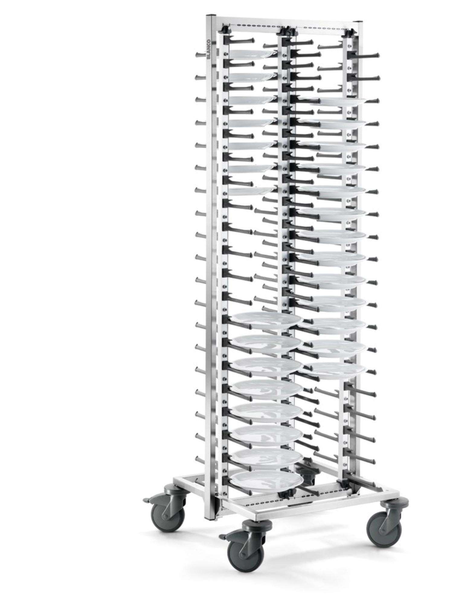 Système d'empilage d'assiettes SERIVSTAR GASTRO 80, rouleaux