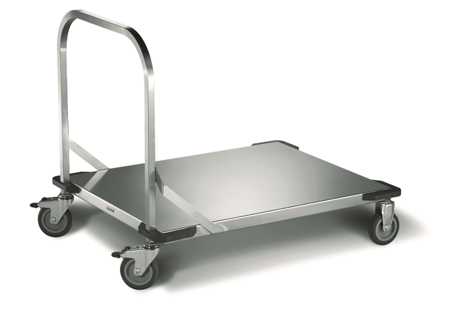 Plattformwagen 940x700, 2 Bockrollen,2 Lenkrollen m.Bremse