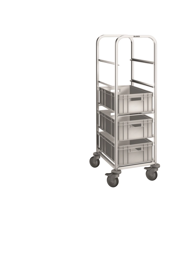 Chariot à étagères pour bacs euro ou plaques de cuisson roul