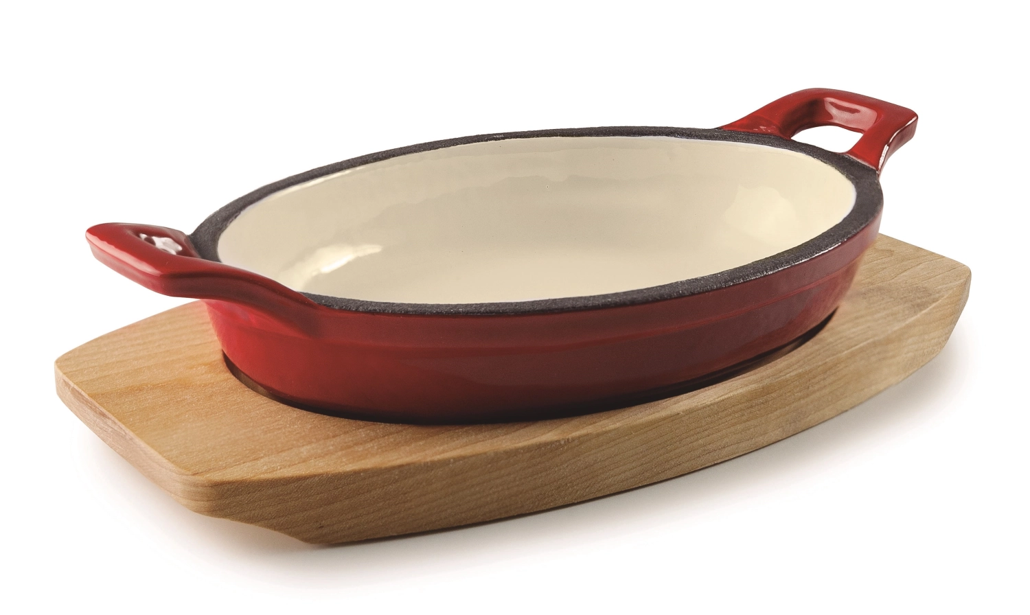 Faitout ovale magma red 21.7x15 cm