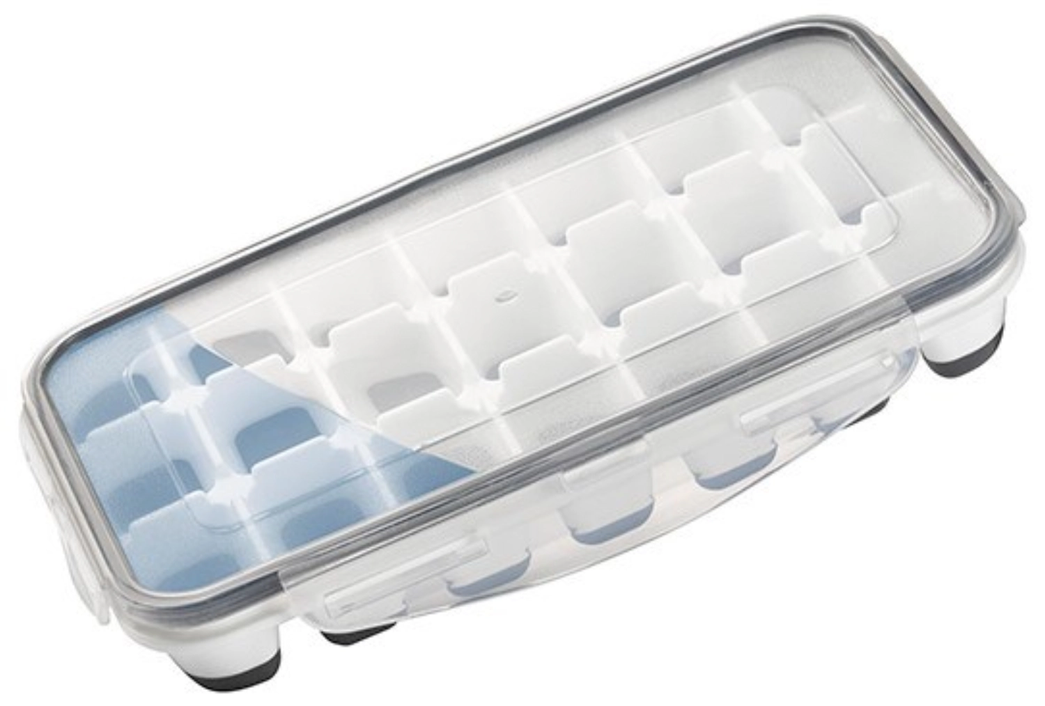 2er Set Eiswürfelform m. Deckel, 25x15cm, H4cm, PP