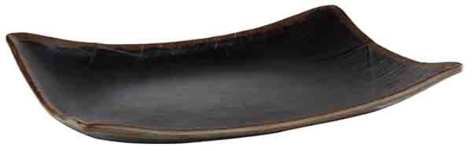 Tablett Marone, 23.5x32.5cm, H4.5cm, schwarz