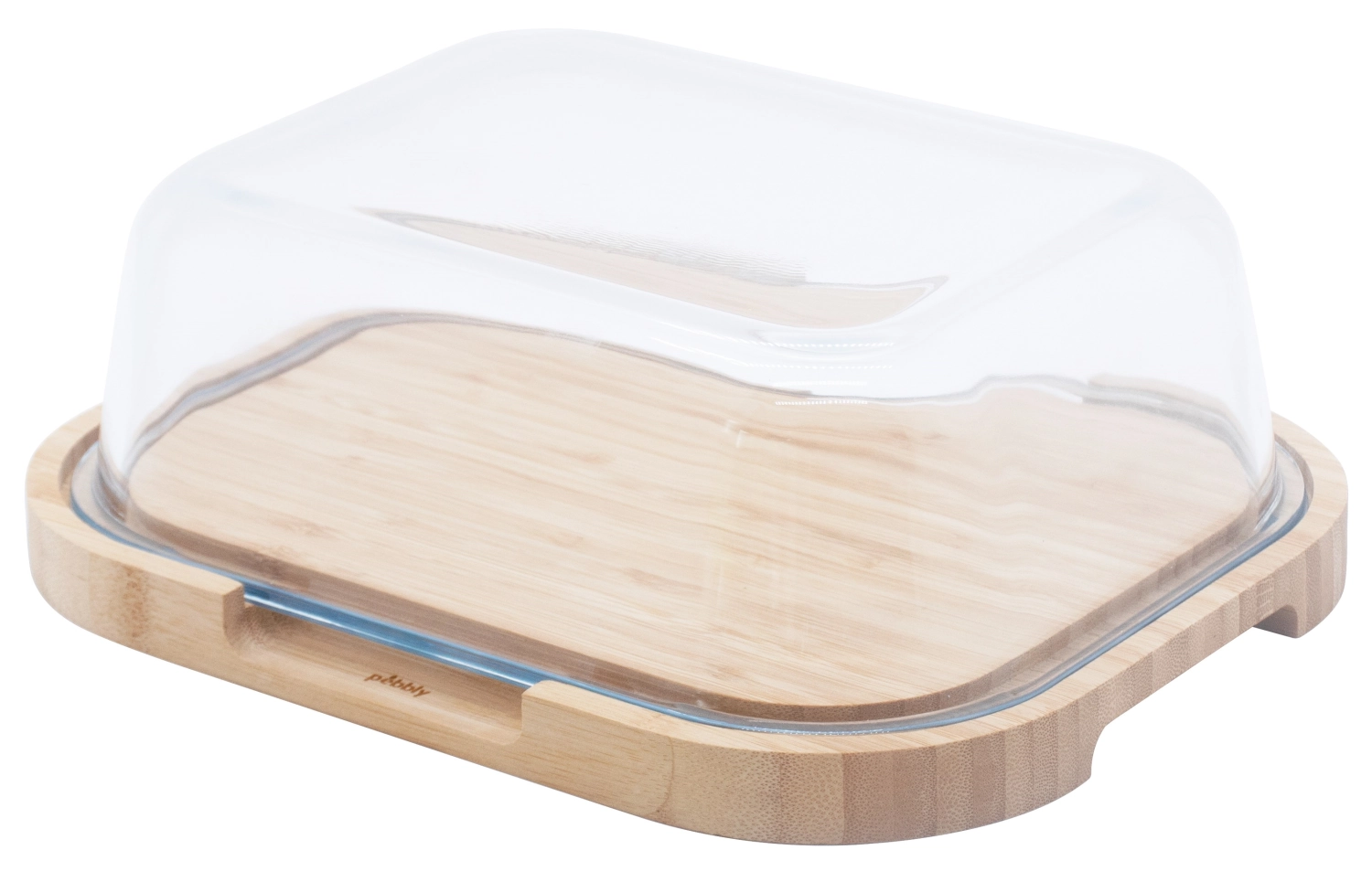 Käseglocke mit Glasdeckel