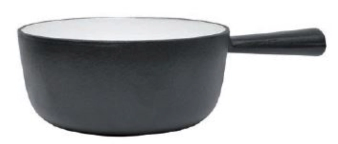 Caquelon fonte ø20cm noir