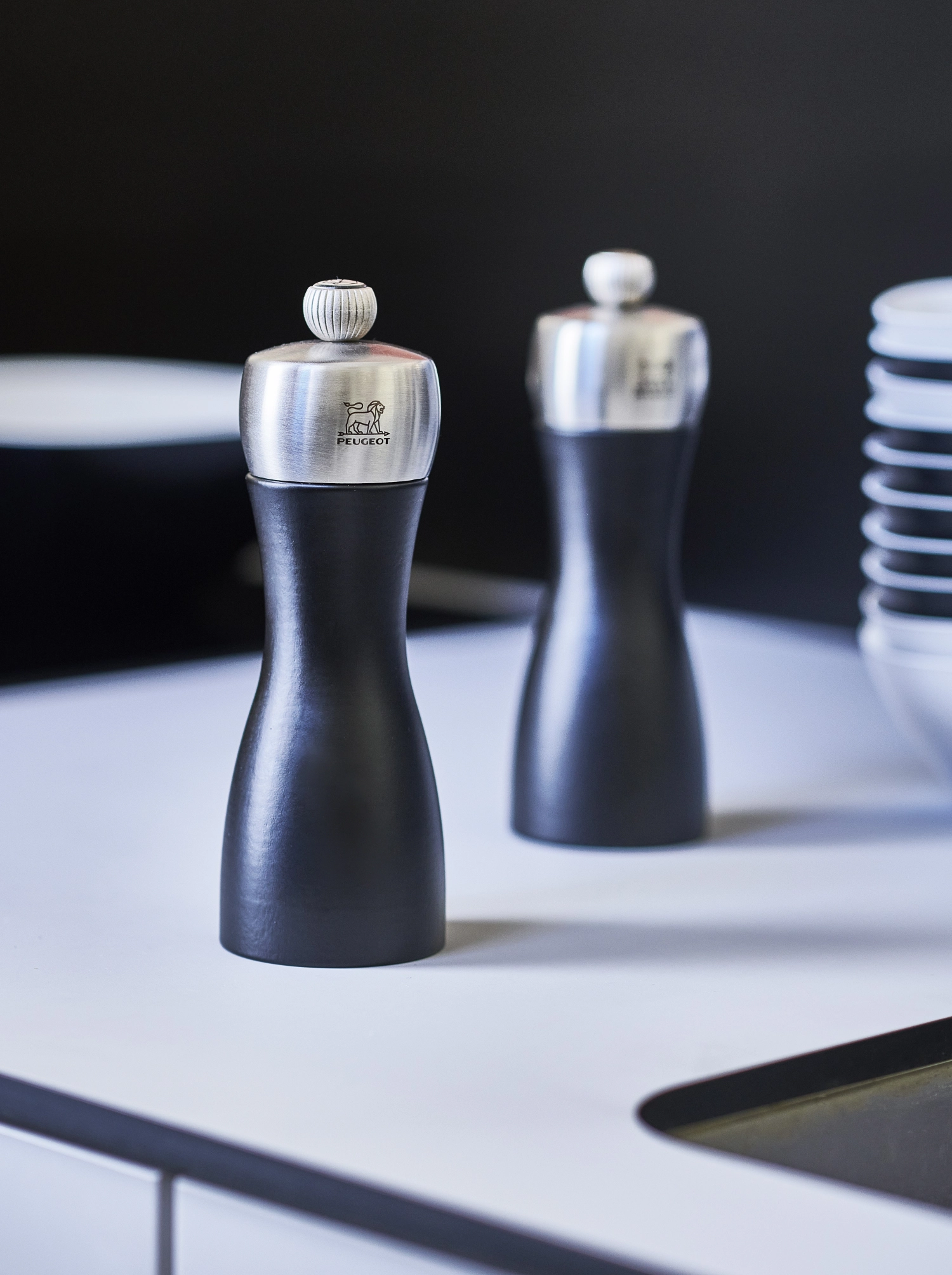 Pfeffermühle Fidji 15cm Inox/schwarz matt