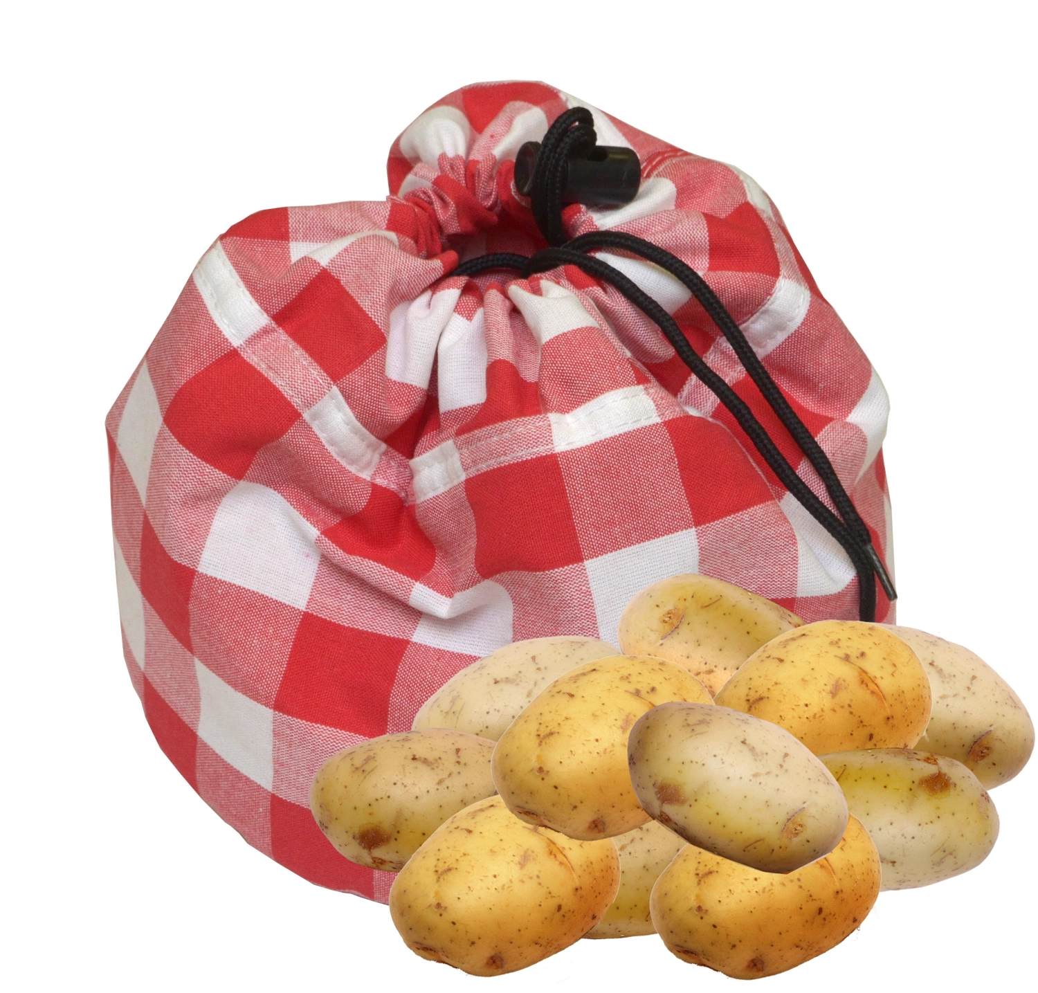 Kartoffeltasche Vichy 19x21cm