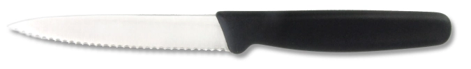 Rüstmesser mit Wellenschliff 10cm