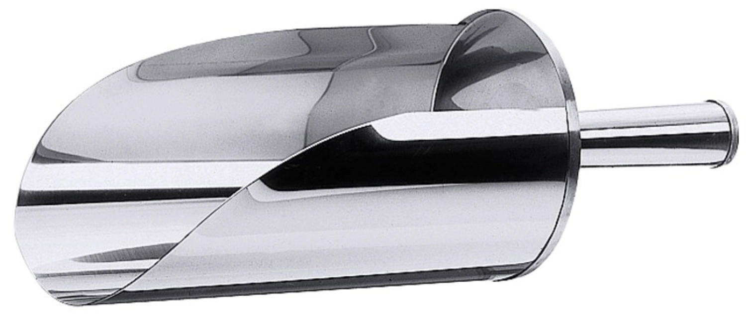 Pelle à farine Ø14cm a. manche creux, 22cm