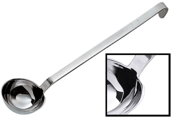 Louche Ø 11cm Longueur du manche 36cm
