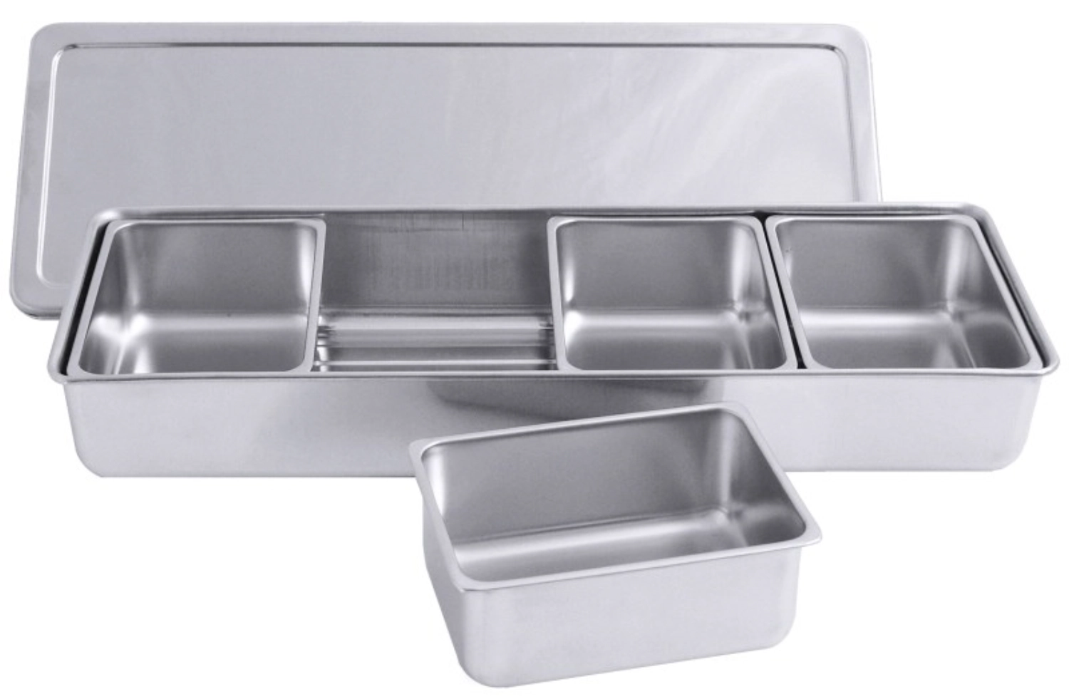 Gewürzkasten 40x14x6.2cm mit 4 Einsätzen