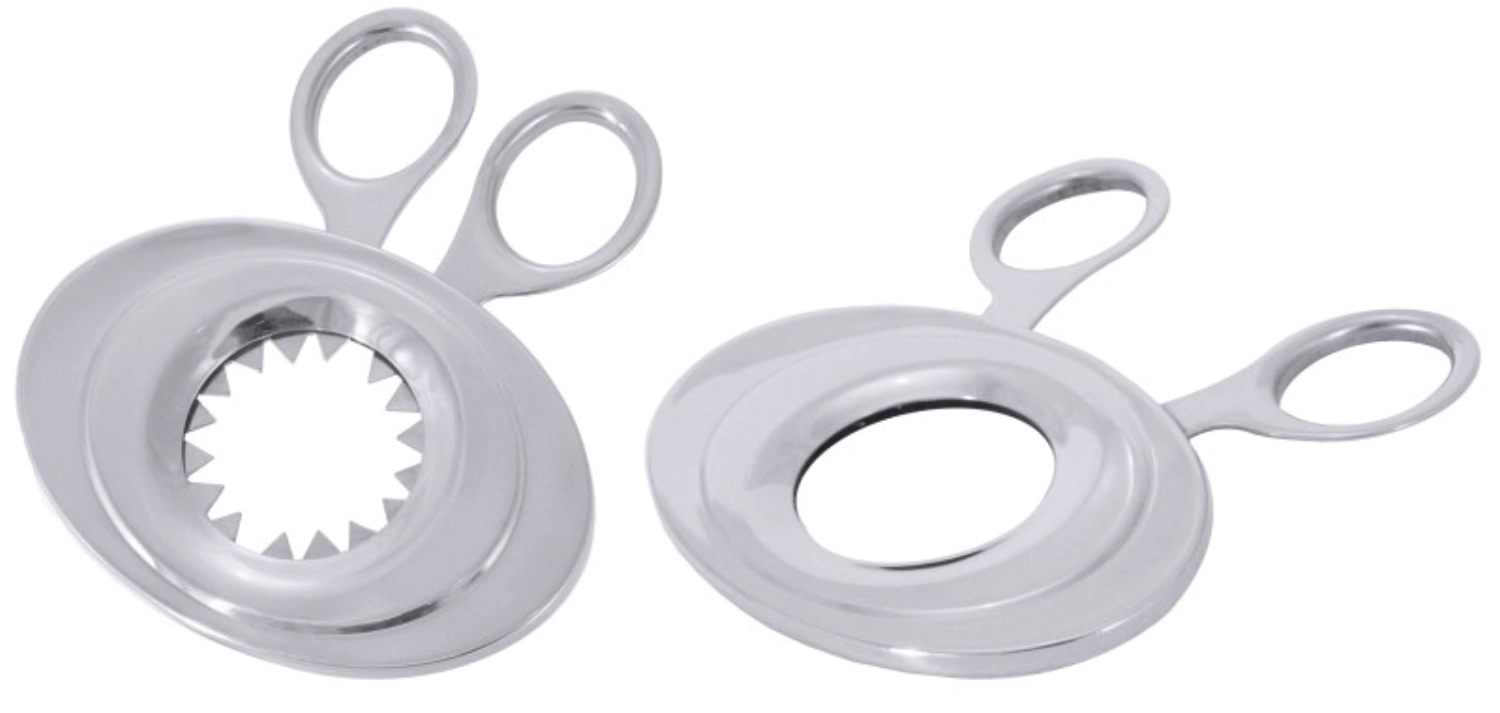 Casse-œufs 18/10, brillant, 3.5x9 cm