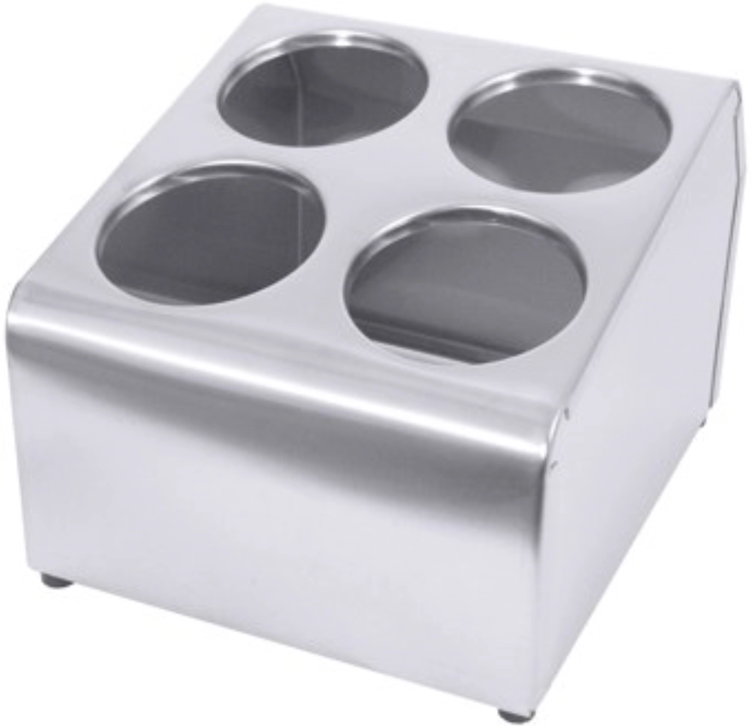 Récipient à couverts, double rangée p. 4 godets à couverts