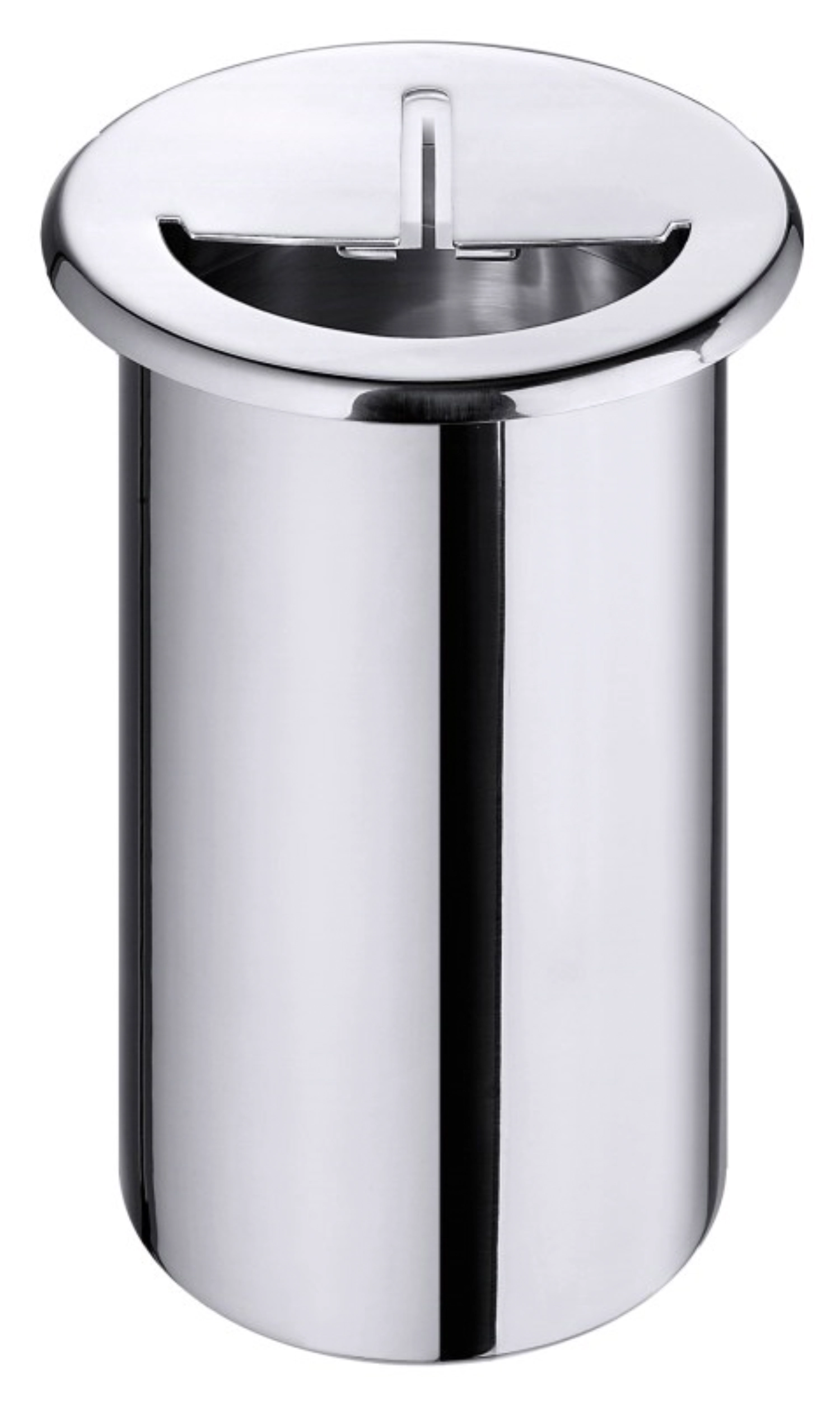 Récipient de raclage à couteaux p. montage sur comptoir