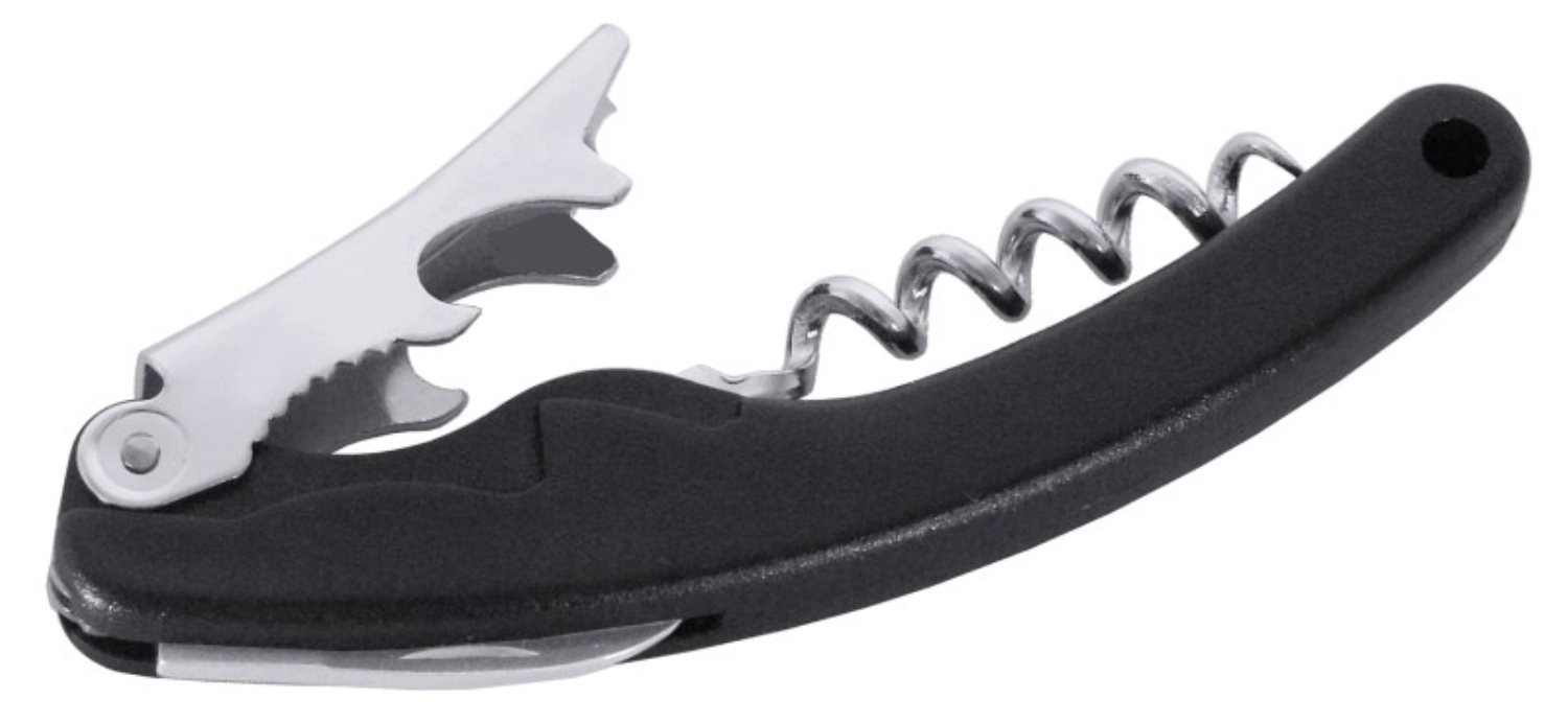 Tire-bouchon sommelier a. poignée noire