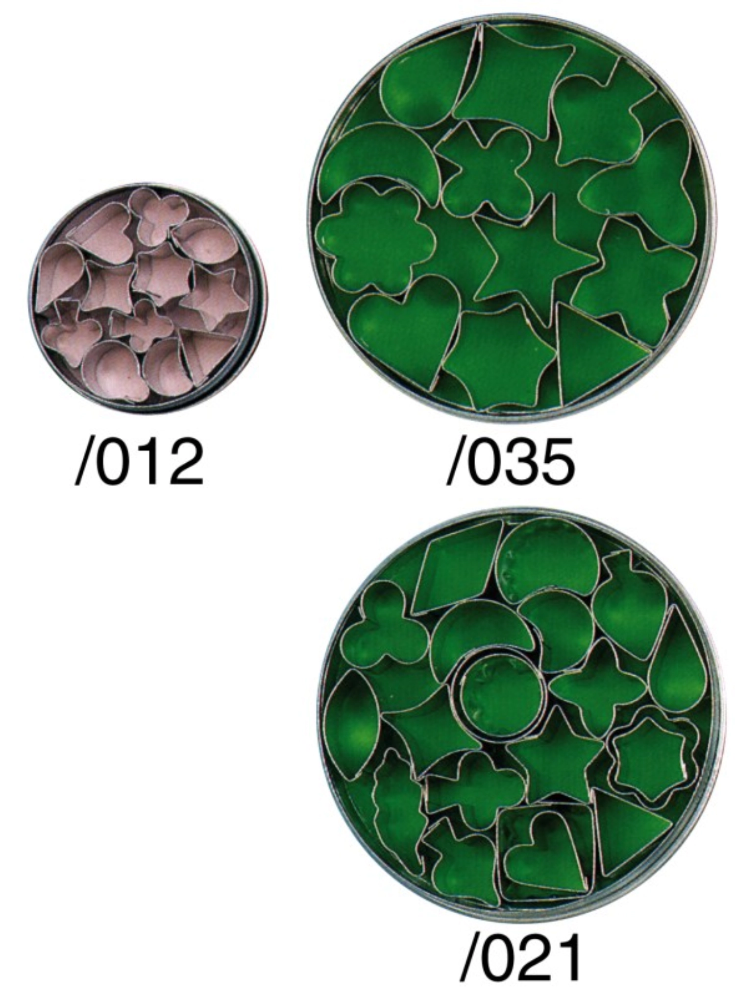 Set d'emporte-pièces Garnier à 12 pièces, grand modèle