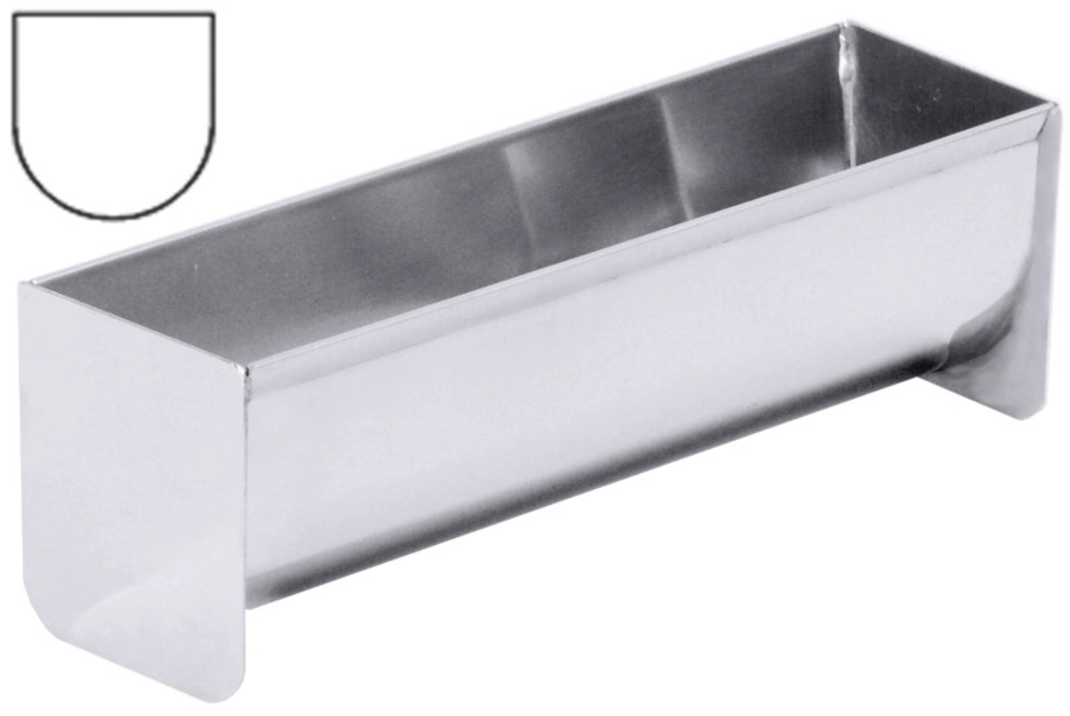 Terrinenform klein B: 4cm H: 4.5cm L: 13.5cm