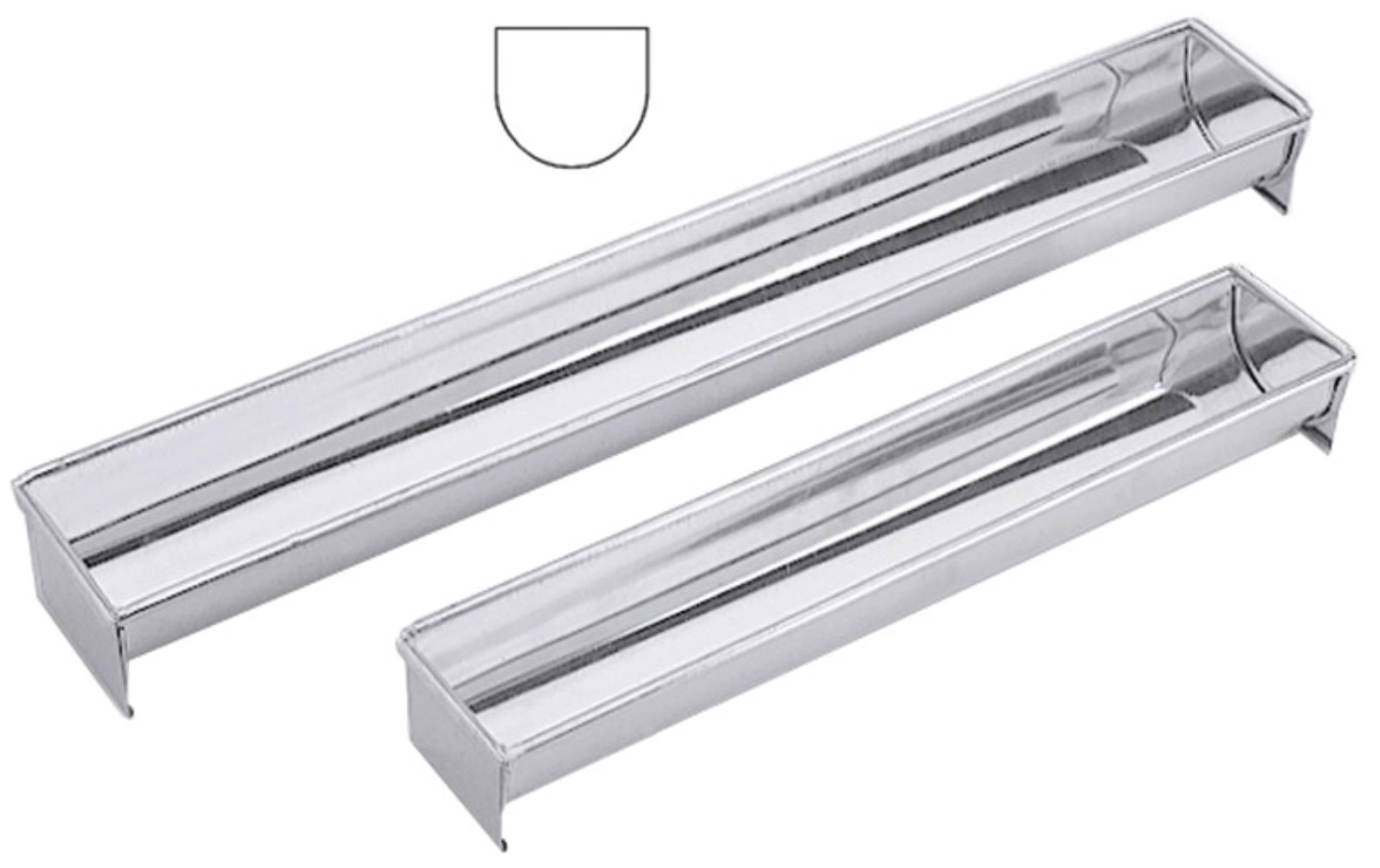 Terrinenform 50 cm, 8 cm breit