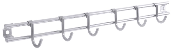 Barre de suspension a. 10 crochets (coulissants) L : 70 cm