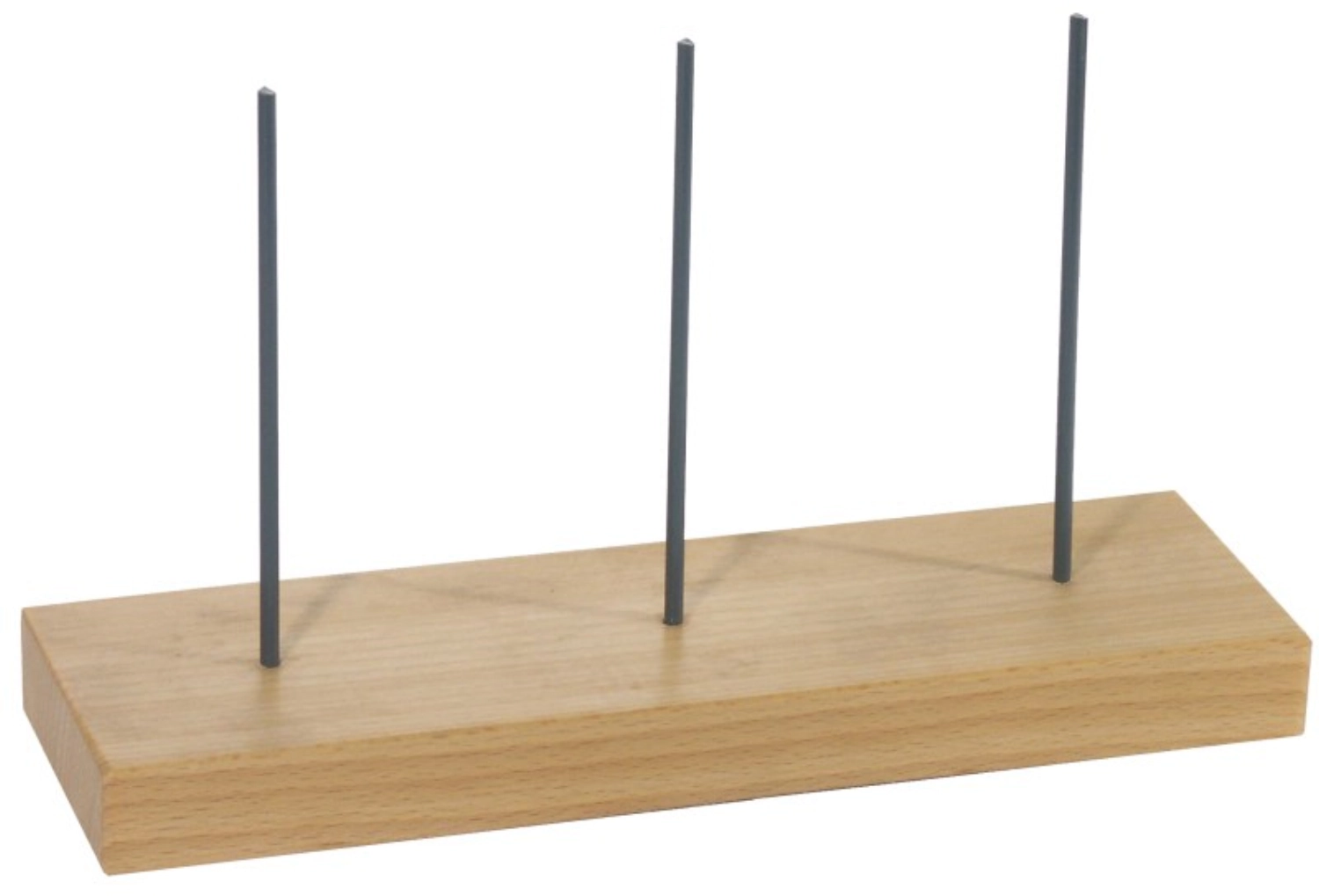 Bonspiess auf Holzfuss 3 Spiesse L19.5xB6xH11cm