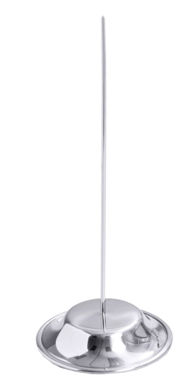 Broche à bonbons en acier inoxydable H 22cm