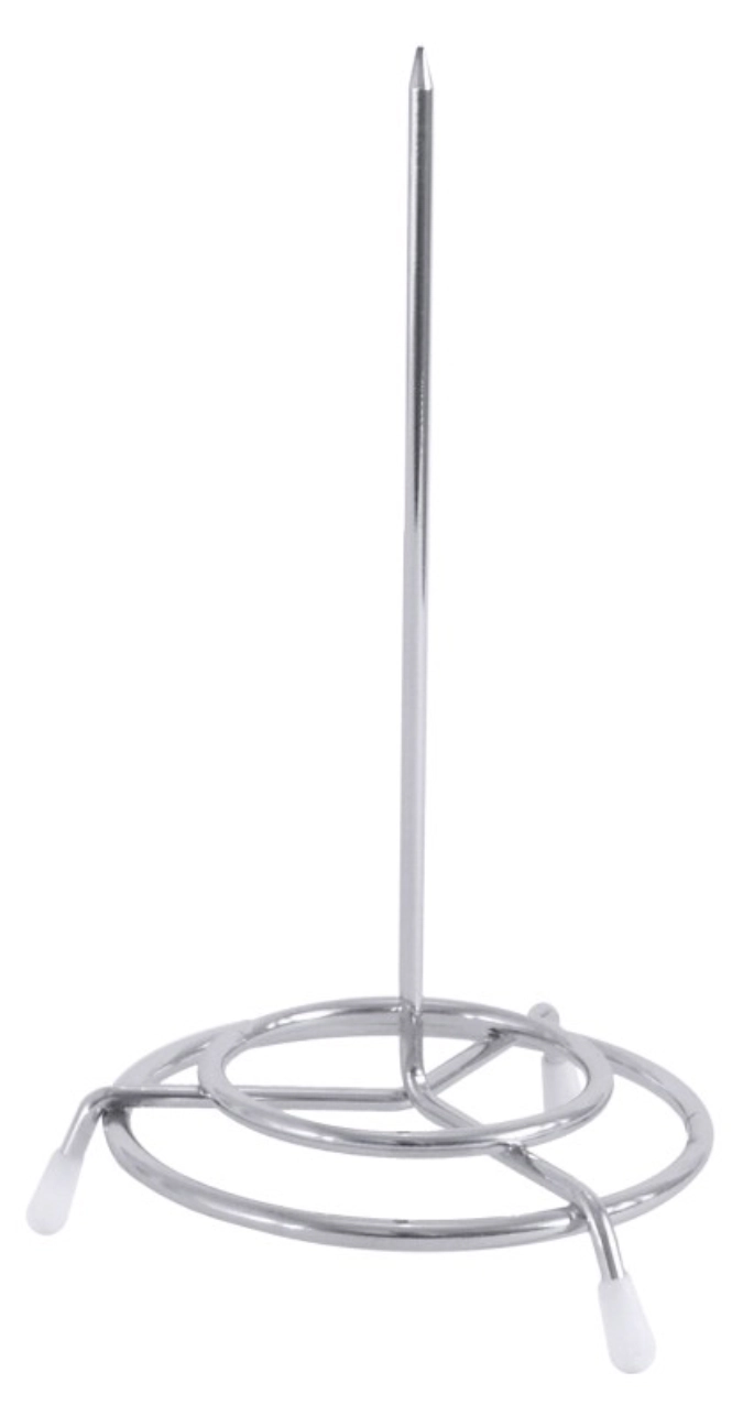 Pique à bonbons en fil chromé H 15.5cm